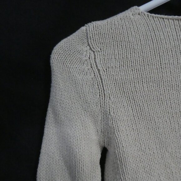 BLUENOTES JEANSWEAR | xs - extra small | Beige Lace-Up V-Neck Long Sleeve Top - Picture 10 of 16